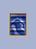 Bleu Blanc Abstrait