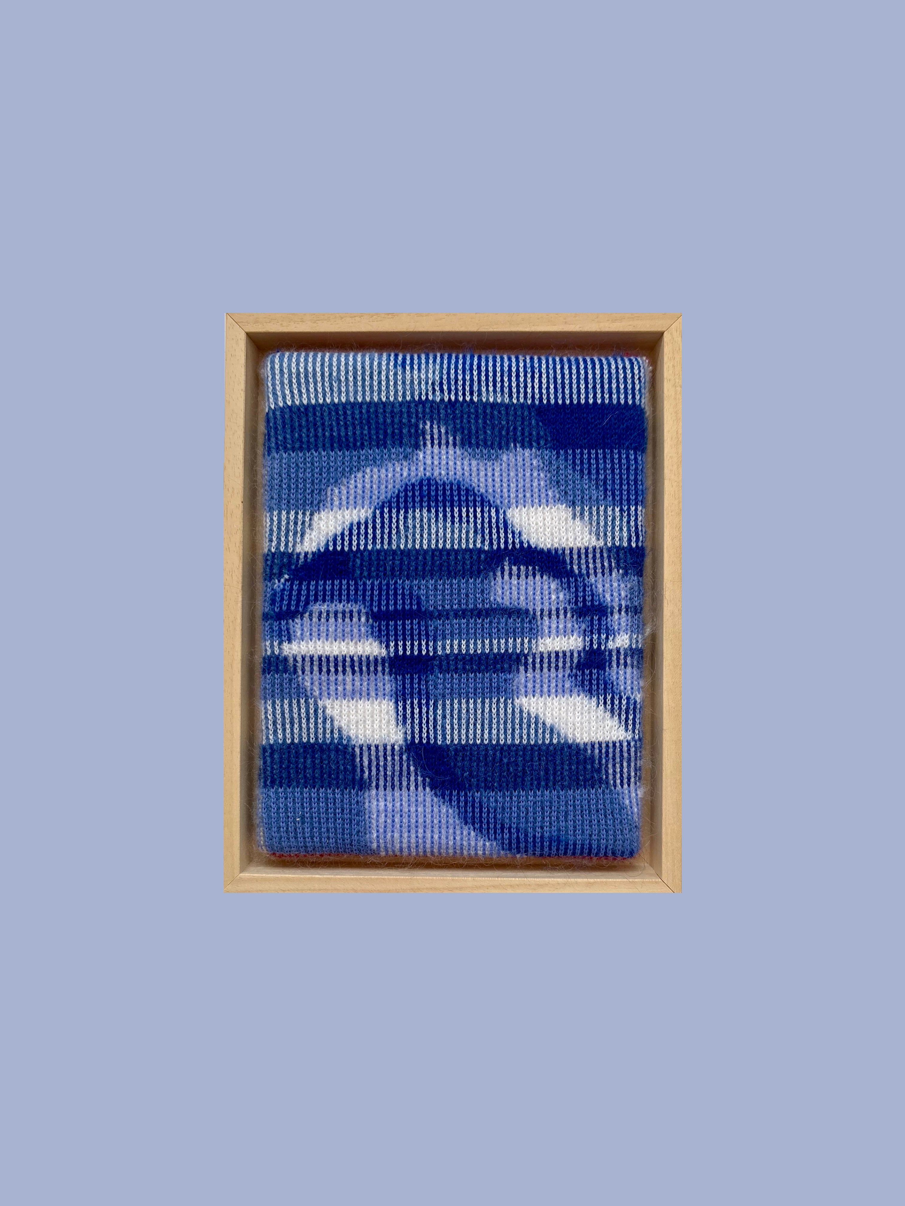 Bleu Blanc Abstrait
