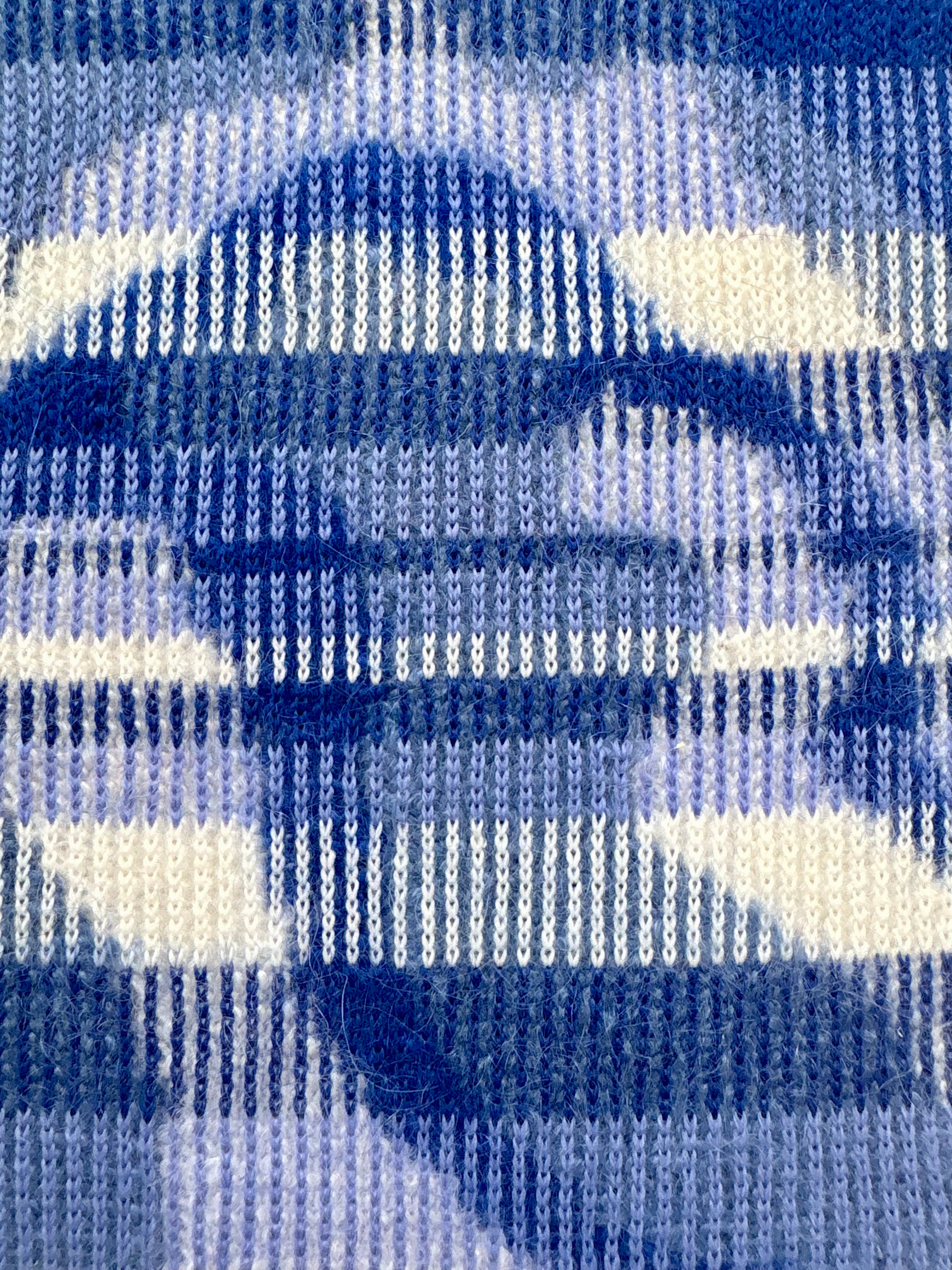 Bleu Blanc Abstrait